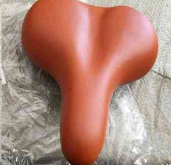 Сідло велосипедне (, коричневе, під шкіру) Мукачево