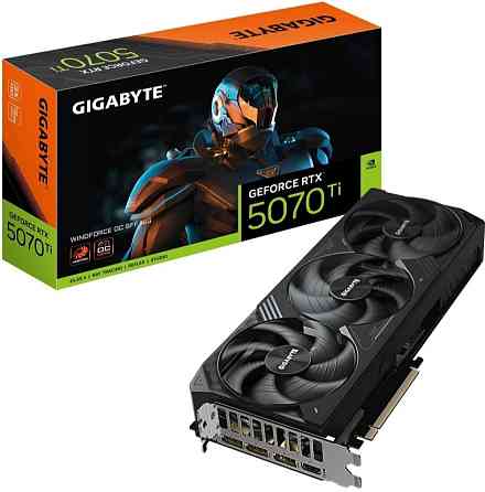Відеокарта Gigabyte GeForce RTX 5070 Ti Windforce OC 16GB GDDR7 DLSS4 . Нова Киев