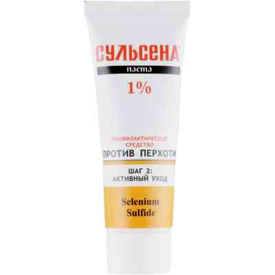 Паста для догляду за волоссям Сульсена профілактична проти лупи 1% 75 мл (4823052201074) Вінниця