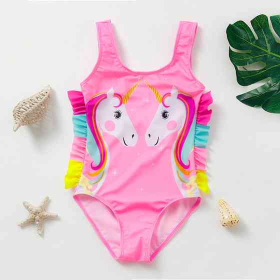 Купальник дівчинці з Єдинорігом суцільний 2-3 роки різнобарвний Київ