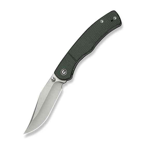 Ніж складаний кишеньковий Civivi Clingman, (7.6 см) Nitro-V / Micarta темно-зелений Київ