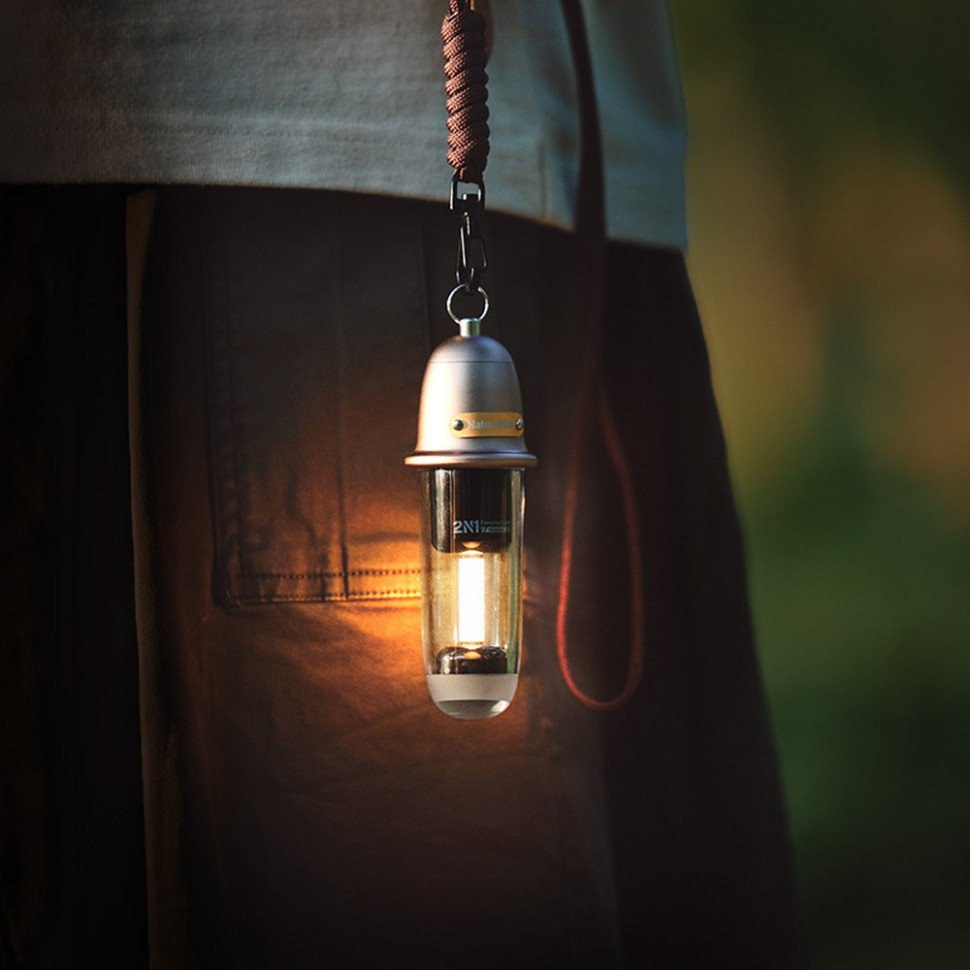 Ліхтар кемпінговий Naturehike CNK2350ZM010, 118х39мм, коричневий Киев - изображение 8