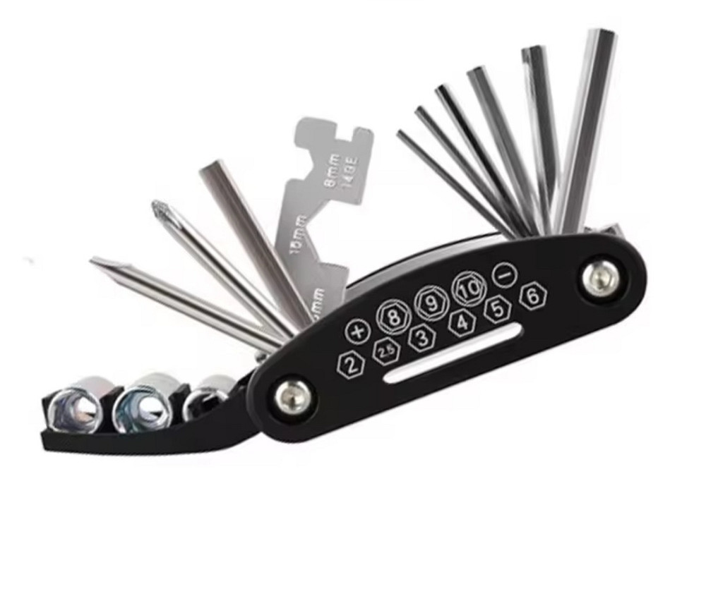 Многофункциональный инструмент 16 в 1 для ремонта велосипеда 9 на 2.5 на 4.5 см Киев - изображение 5