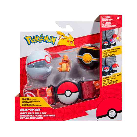 Ігровой набір Pokemon W14 - Пояс з покеболами Чармандер Дніпро