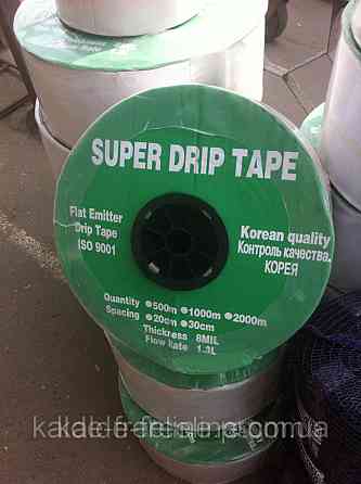 Лента для капельного полива SUPER DRIP TAPE 10см.(1000м) эмитерная(корея) Харьков