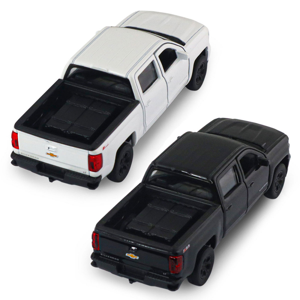 Автомодель - Chevrolet Silverado 2017 (перламутрово-білий, чорний) Дніпро - фото 11