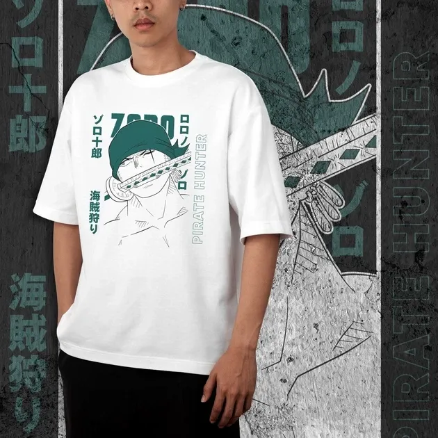 Футболка для підлітка хлопчика з принтом Ван Пис Zoro White Розмір 160 Anime10196 Дніпро - фото 4