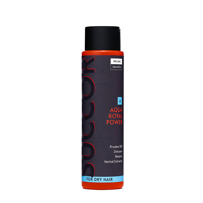 Зволожуючий шампунь для сухого волосся Aqua Royal Power Shampoo Succor 400 мл Вінниця - фото 1