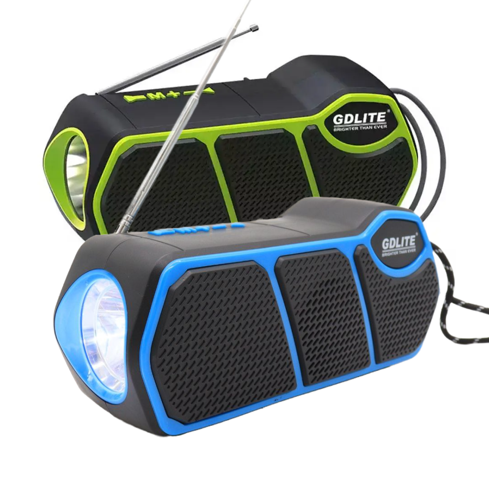 Портативна сонячна система 3в1 GD-LITE-11,з Bluetooth,LED-ліхтарем,FM SBR Київ - фото 2