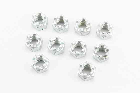 Гайка М16x2 корончаста 8 цб DIN935, к-кт 10шт Київ