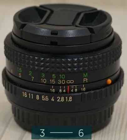 Объектив: Cosinon 50mm. F1.8. Киев