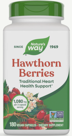 Глід Nature's Way Hawthorn Berries 180 веганських капсул Київ