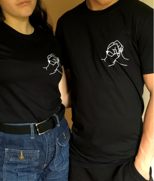 Парні футболки для хлопця та дівчини з Ручками — Разом назавжди Чернівці - фото 2