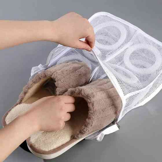 Мішок для прання взуття із захисними вставками на два відділення 28 х 24.5 х 8 см MW-24 Івано-Франківськ