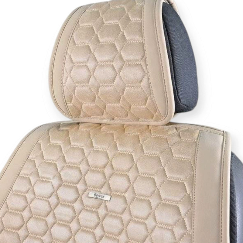 Накидки на сиденье beltex monte carlo (перед+зад) соты бежевые Мукачево - изображение 5