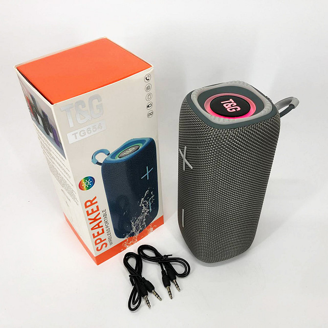 Мощная колонка блютуз с подсветкой, Колонка с функцией зарядки Bluetooth для хорошей музыки GO-16 Львов - изображение 1
