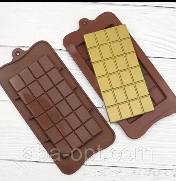 Форма силіконова для шоколаду 21 х 11 см Плитка (шт.) Одеса - фото 1
