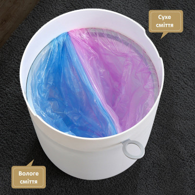 Контейнер для сміття JAH Waterproof Сенсорний Білий 8 л (20257) Вінниця - фото 7