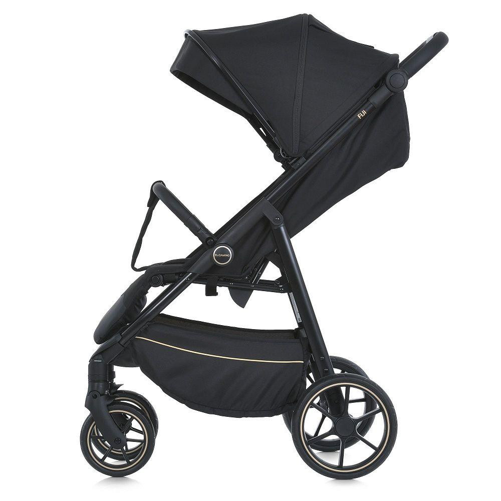 Коляска дитяча EL CAMINO FIJI Black Matt прогулянкова з чохлом та москітною сіткою Чорний (ME 1113-2) Чернігів - фото 7