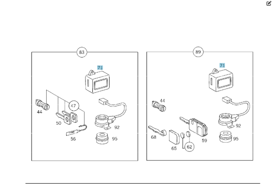 Mercedes-Benz  A0205455632 Блок імобілайзера V-class W638 Одеса