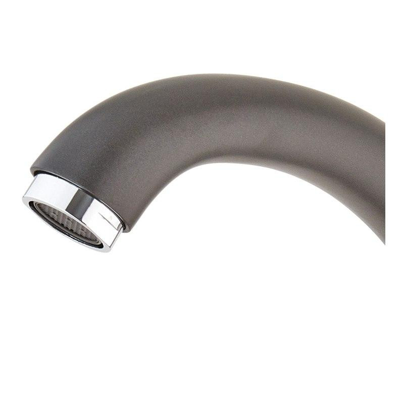 Сучасний кухонний змішувач Zerix YUB 181 GREY з комфортним керуванням Харків - фото 3