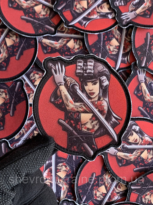 Печатный шеврон Куноити (Форма круг. На липучке) Размер 9x8.5см Киев - изображение 3