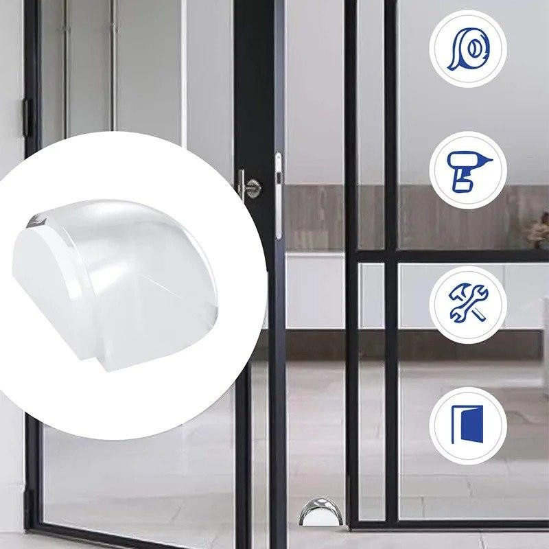 Відбійник дверний самоклеючий "GekoHome" силіконовий безбарвний Киев - изображение 7