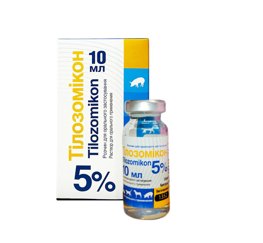 Тилозомикон 5% оральный 10 мл O.L.KAR Винница - изображение 1
