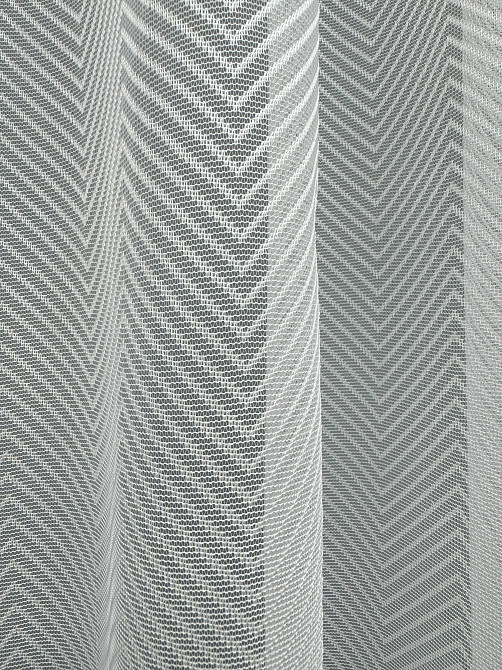 Тюль VR-Textil 2092т Жаккард Теплый белый 400х270 см (42-1317) Киев - изображение 4