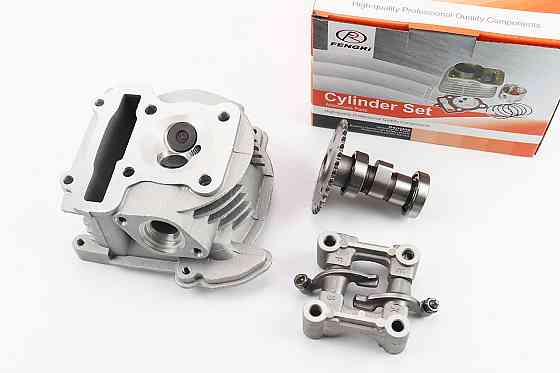 Головка циліндра + клапана + пастель + розподільний вал у зборі 47мм-80cc, від 2шт -5% Київ