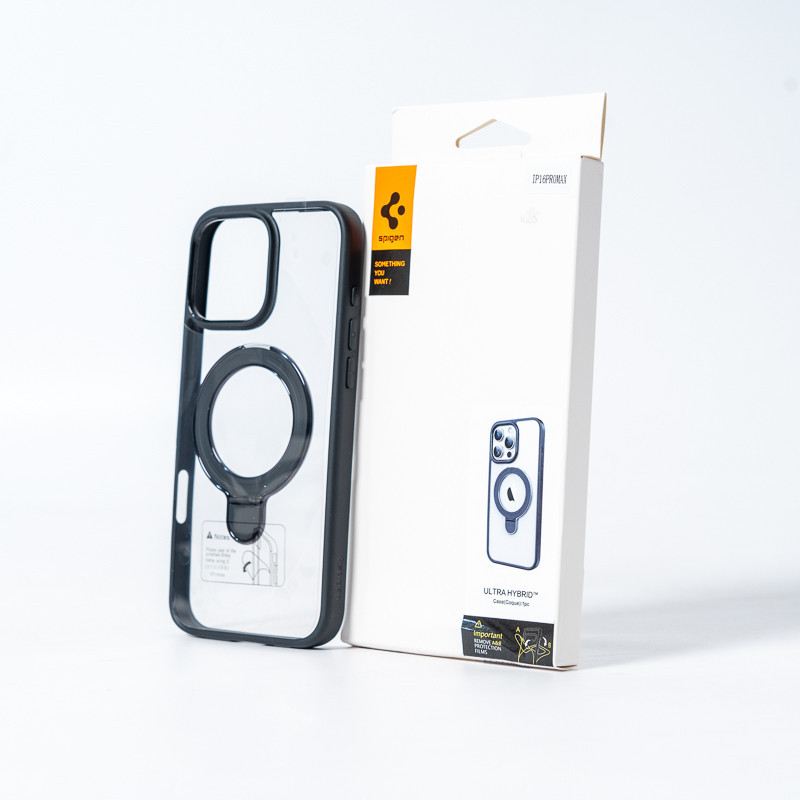 Чохол Spigen з магнітним кільцем для iPhone 16 Pro чорний Київ - фото 5