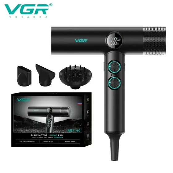 Фен для волос VGR V-401 2000Вт складной с холодным обдувом, 3 температуры и 2 скорости Одесса