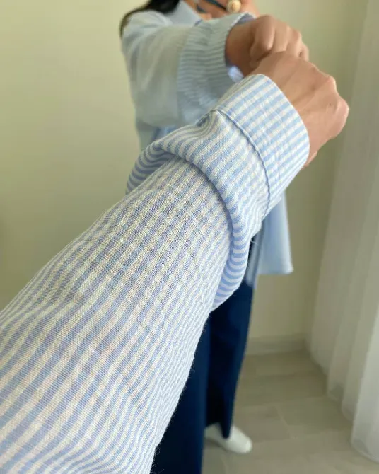 Сорочка оверсайз з льону — ідеальний вибір для весни та літа. Одеса - фото 10