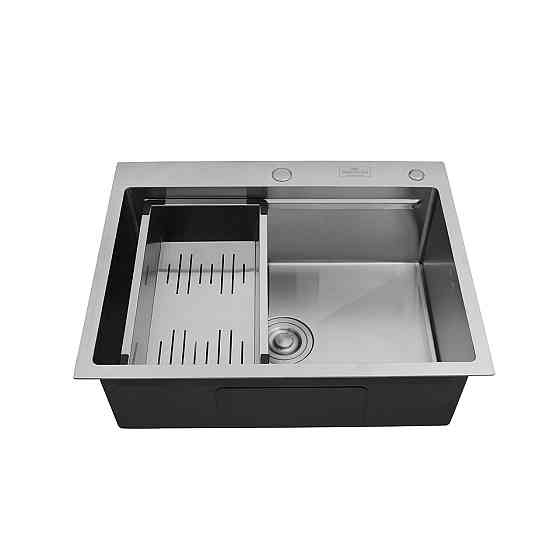 Кухонная мойка с нержавеющей стали Kroner KRP Gebürstet - 63х50HM (3/1 мм) Киев
