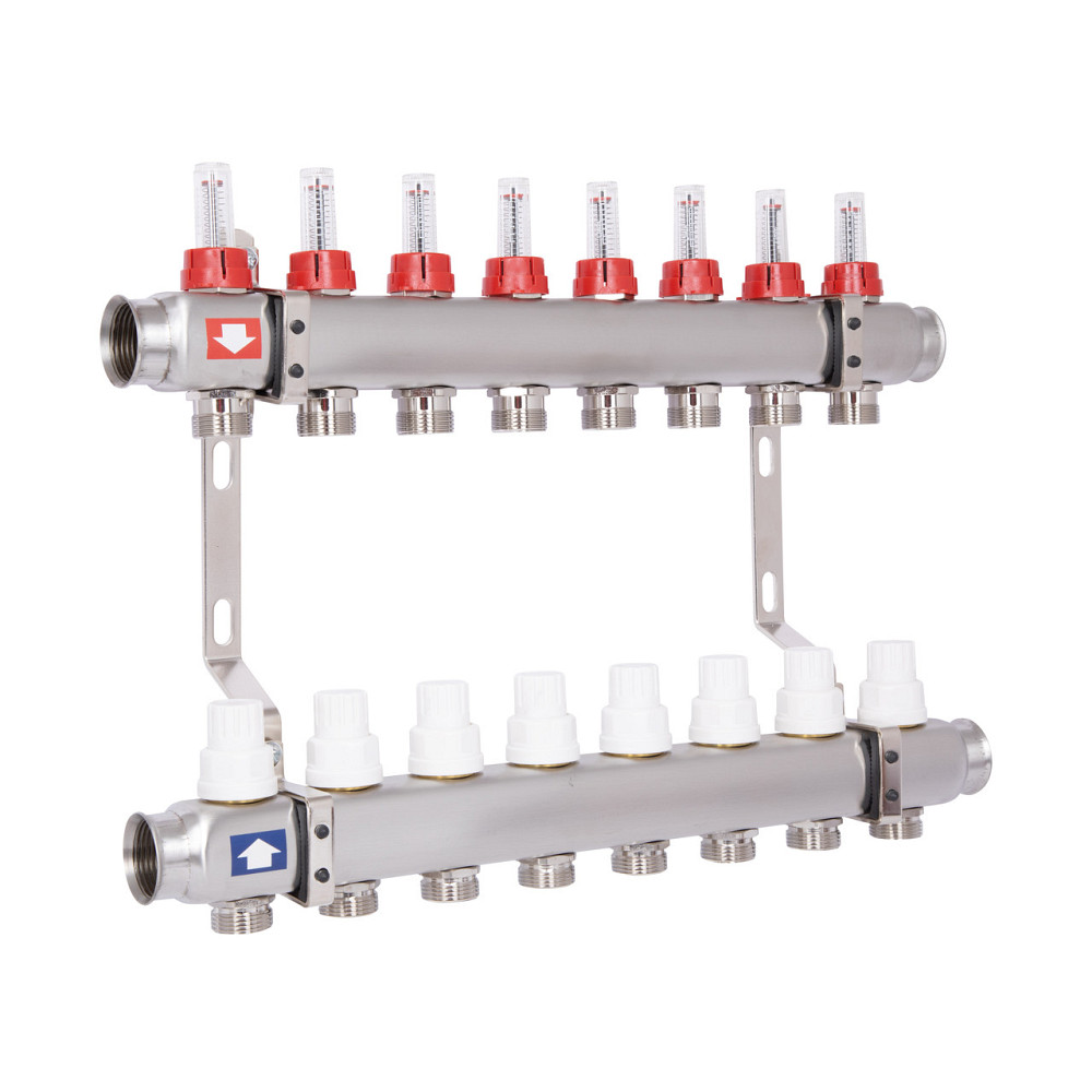 Колектор із витратомірами Thermo Alliance Standart 1" 8 виходів SD0048 Київ - фото 3