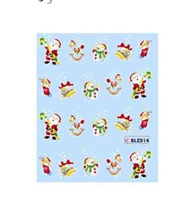 Новогодние наклейки на ногти Киев