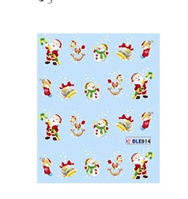 Новогодние наклейки на ногти Киев - изображение 1