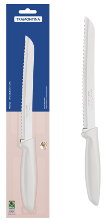 Нож для хлеба Tramontina Plenus light grey, 203 мм (6740794) Киев