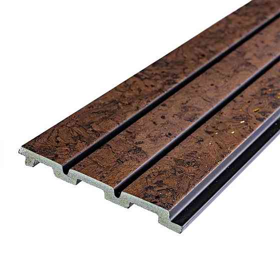 Декоративная темно-коричневая рейка с золотыми вкраплениями Киев