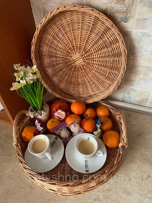 Поднос плетеный из лозы Киев - изображение 2