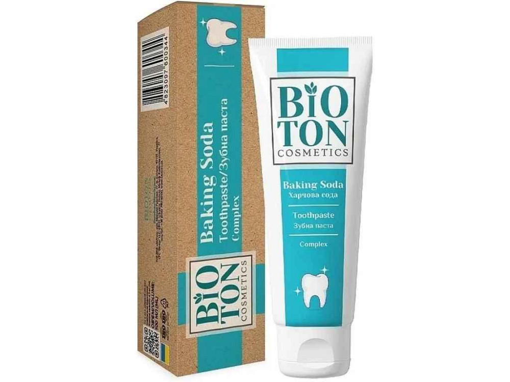 Зубна паста 100мл Комплекс Харчова сода ТМ BIOTON Киев - изображение 1