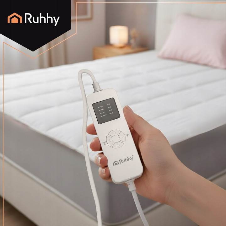 Електричне простирадло 190x80 см з підігрівом 9 рівнів нагріву Ruhhy (26222) Нововолинськ - фото 5