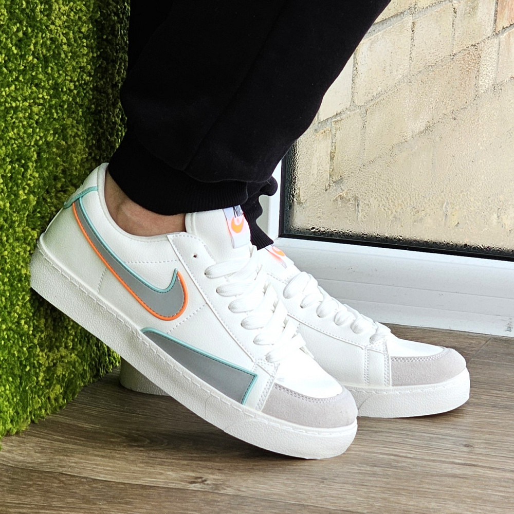 Кросівки Nike Бежеві Жіночі Білі Форси Шкіряні Найк Кеди (розміри: 40,41,42,43) Дніпро - фото 8