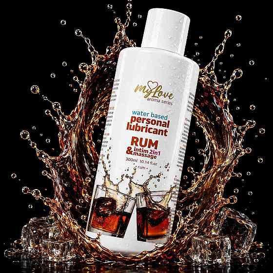 2в1 лубрикант та масажний гель - MyLove Aroma Series Intim&Massage Rum, 300 мл Sex Aura Київ