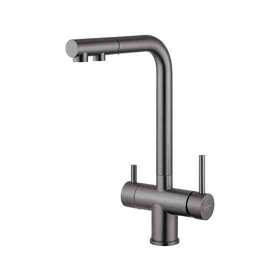 Змішувач для кухні з під'єднанням до фільтра Kroner KRP Edelstahl Klassisch — PVD03811 Київ