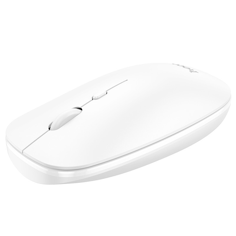 Маніпулятор миша HOCO GM15 Art dual-mode business wireless mouse White Київ - фото 2