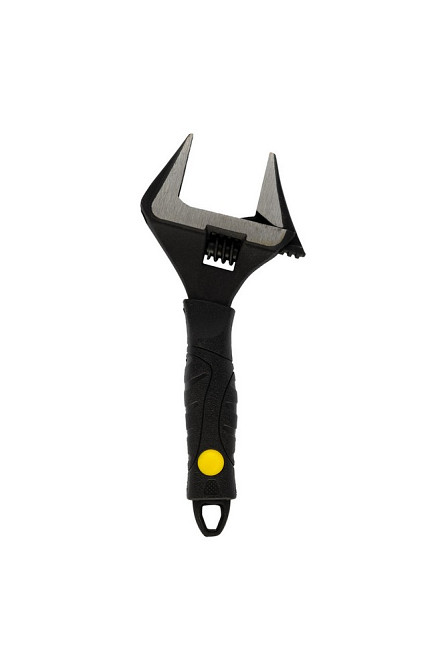 Ключ розвідний MASTERTOOL 150 мм 0-35 мм тонкі губки CrV рукоятка з TPR накладкою 76-0321 Коломыя - изображение 3