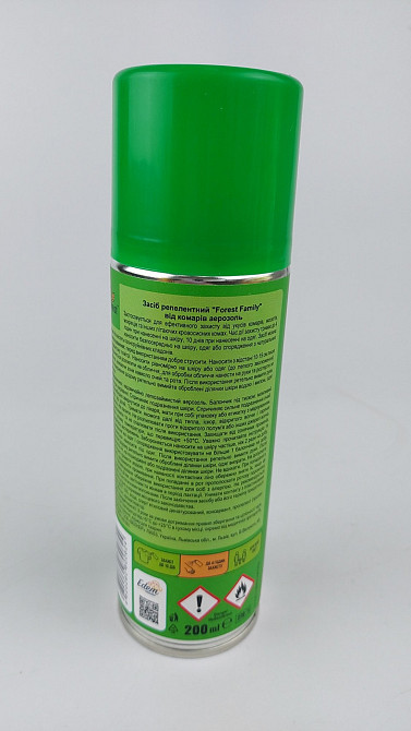 Forest Спрей-репелент "Forest Family" від комарів 200 мл (12 шт./ясть) (1 шт.) Харків - фото 2