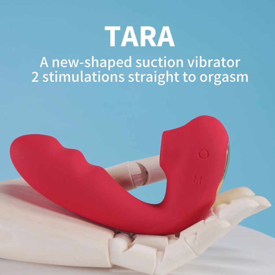 Вибратор для точки G BeYourLover Tara с вакуумной стимуляцией и нагревом, красный, 13 х 3.5 см Sex Aura Киев - изображение 2