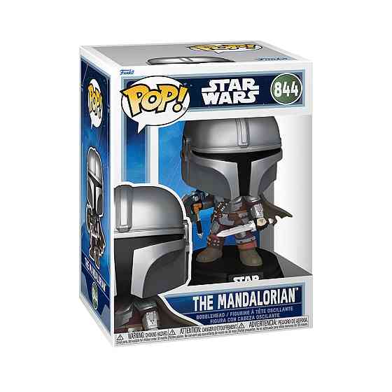 Ігрова фігурка Funko POP! серії Мандалорець і Ґроґу - Мандалорець зі зброєю Днепр